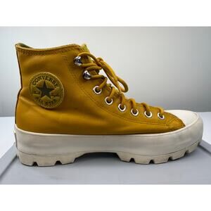 Converse Mountain Club Gore-Tex Lug Sole High Top Sneakers Yellow Women’s 10
